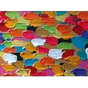 Ver imagem 3 de Quadro Abstrato Colorido Pintado a Mão