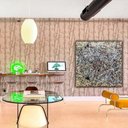 Ver imagem 1 de Quadro Pintado A Mão - Pollock Marrom Colorido