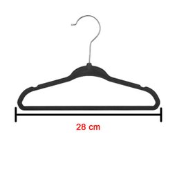 Cabide de Veludo Infantil Vmh Preto com 5 Unidades - 3 Cabide de Veludo Infantil Vmh Preto com 5 Unidades - 3