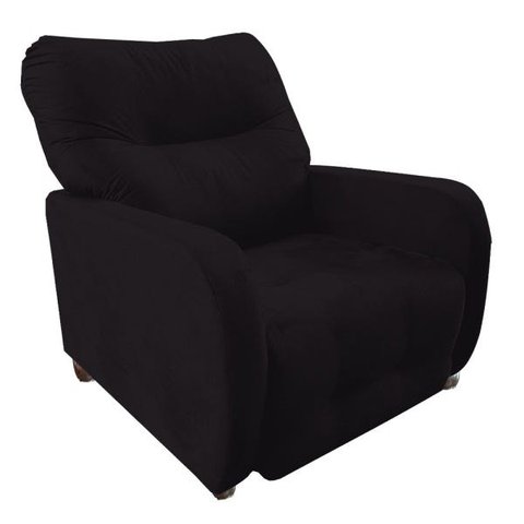 Poltrona do Papai & Mamae Reclinável Imperio Preto - Aguias Decor Home