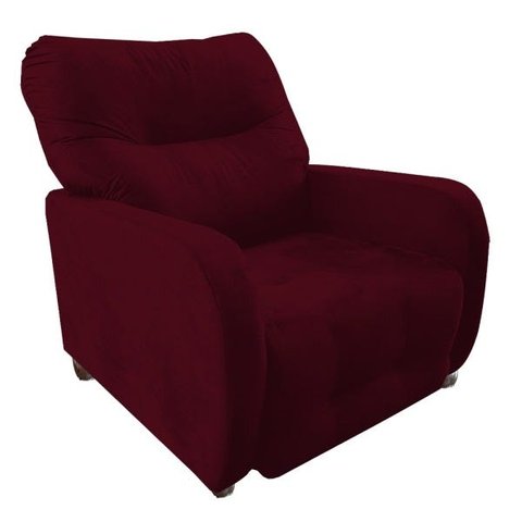Poltrona do Papai & Mamae Reclinável Imperio Bordo - Aguias Decor Home