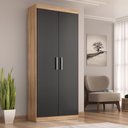 Ver imagem 2 de Multiuso Miriam 2 Portas 1,85m Teka/onix