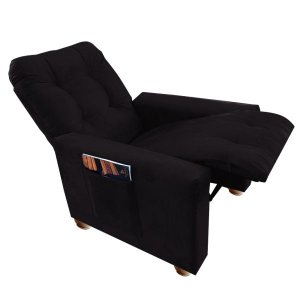Poltrona Reclinável Do Papai & Mamãe Comfort Preto - Aguias Decor Home