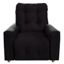 Ver imagem 3 de Poltrona Reclinável Do Papai & Mamãe Comfort Preto - Aguias Decor Home