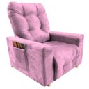 Ver imagem 2 de Poltrona Reclinável do Papai & Mamãe Comfort Rosa - Aguias Decor Home