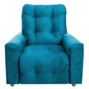 Ver imagem 2 de Poltrona Reclinável Do Papai & Mamãe Comfort Turquesa - Aguias Decor Home