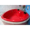 Banheira de hidromassagem modelo passione 170x170x45cm - 5