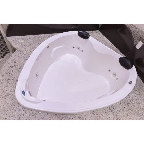 Banheira de hidromassagem modelo passione 170x170x45cm - 4