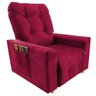 Poltrona Reclinável Do Papai & Mamãe Comfort Vermelho - Aguias Decor Home - 2