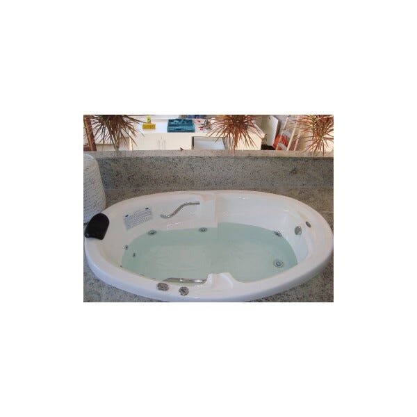 Banheira de hidromassagem giovana 170x110x48cm Acquavitalle - 2