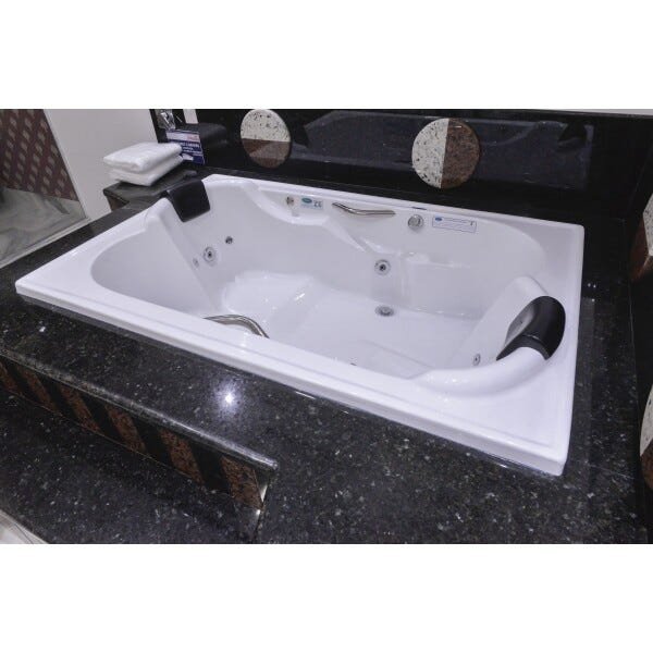 Banheira de hidromassagem kallena 165x120x45cm Acquavitalle - 2