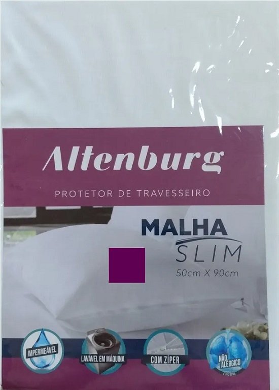 Protetor de Travesseiro 50x90cm Altenburg Malha Slim Impermeável - 1