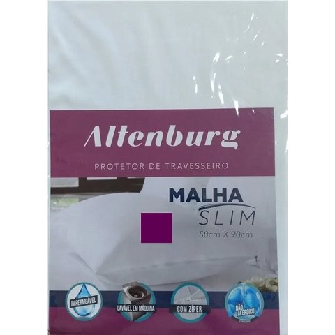 Protetor de Travesseiro 50x90cm Altenburg Malha Slim Impermeável