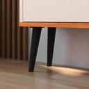 Ver imagem 5 de Sapateira Vertical Dark 3 Gavetas Basculantes Organizadora Calçados Retrô - Off White/cinamomo