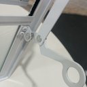 Ver imagem 2 de Vitro Basculante 40x40 Alumínio Branco