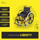 Ver imagem 5 de Cadeira de Rodas Liberty Pneu Inflável 44cm 100kg Prolife