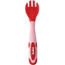 Ver imagem 2 de Kit Talher Infantil Flexivel Colher e Garfo Rosa Buba 12617