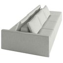 Ver mais imagens de Sofá Ilha Modular com Puff para Sala Living 312cm Georgia K04 Linho Cinza - Mpozenato