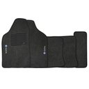 Ver imagem 1 de Jogo de Tapete Automotivo Carpete Gol G2 Bola 1995 À 2004 Soft Logo Bordado Grafite 5 Peças S/m Soft