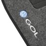 Jogo de Tapete Automotivo Carpete Gol G2 Bola 1995 À 2004 Soft Logo Bordado Grafite 5 Peças S/m Soft - 6