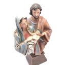 Ver imagem 1 de Imagem Busto Da Sagrada Família Resina 24 Cm