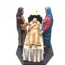 Ver imagem 1 de Imagem Vida Eterna - São José, Jesus E Maria Resina 20 Cm