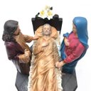 Ver imagem 4 de Imagem Vida Eterna - São José, Jesus E Maria Resina 20 Cm