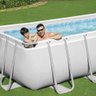 Piscina Estrutural 11.532 Litros Retangular com Capa + Escada e Filtro Bestway - 110v - 6