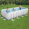 Piscina Estrutural 11.532 Litros Retangular com Capa + Escada e Filtro Bestway - 110v - 5