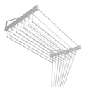 Ver imagem 1 de Varal De Parede Individual 120cm x 06 Varetas - Em Alumínio Branco