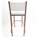 Ver imagem 5 de Banqueta EMPILHÁVEL Cobre Altura 65cm assento branco - Poltronas do Sul