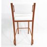 Banqueta Empilhável Cobre Altura 65cm Assento e Encosto Branco - Poltronas do Sul - 5