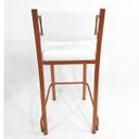 Ver imagem 5 de Banqueta Empilhável Cobre Altura 65cm Assento e Encosto Branco - Poltronas do Sul