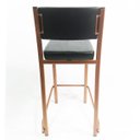 Ver imagem 5 de Banqueta EMPILHÁVEL Cobre Altura 65cm assento e encosto Preto - Poltronas do Sul
