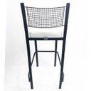 Ver imagem 5 de Banqueta EMPILHÁVEL Preta altura 65cm assento branco - Poltronas do Sul