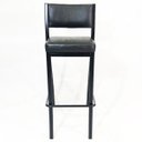 Ver imagem 2 de Banqueta EMPILHÁVEL Preta Altura 65cm assento e encosto Preto - Poltronas do Sul