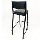 Ver imagem 5 de Kit 3 Banquetas EMPILHÁVEL Preta Altura 65cm assento e encosto Preto - Poltronas do Sul