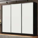 Ver imagem 1 de Guarda Roupa Casal 100% Mdf Madesa Royale 3 Portas de Correr
