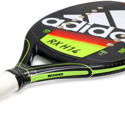 Raquete de Beach Tennis Adidas RX H14 Preta e Amarela + 3 Bolas - 5