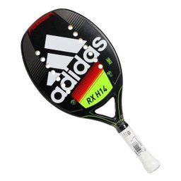 Raquete de Beach Tennis Adidas RX H14 Preta e Amarela + 3 Bolas - 2