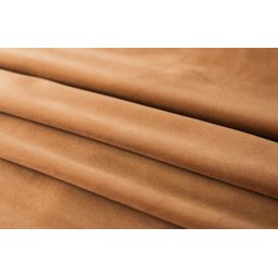 Cabeceira Casal Curva Luxo Estofada com Tachas 140x60 - Suede Terracota - Tachas Fume - 5