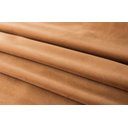 Ver imagem 5 de Cabeceira Casal Curva Luxo Estofada com Tachas 140x60 - Suede Terracota - Tachas Fume