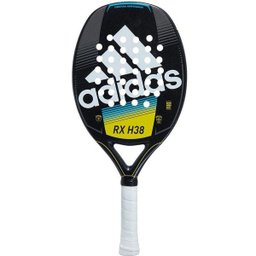 Raquete de Beach Tennis Adidas Rx H38 - Azul e Amarelo + 3 Bolas - 3