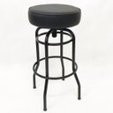 Ver imagem 2 de Kit 3 Banquetas Bar Alta Giratória Preta Assento Preto - Poltronas do Sul