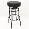 Kit 3 Banquetas Bar Alta Giratória Preta Assento Preto - Poltronas do Sul - 2