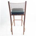 Ver imagem 6 de Kit 2 Banquetas EMPILHÁVEL Cobre Altura 65cm assento preto - Poltronas do Sul