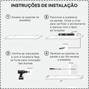 Ver imagem 2 de Kit 6 Prateleiras 40 X 20cm Preta Suporte Invisível