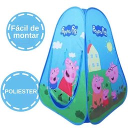 Barraca Tenda Cabana Dobrável Infantil Peppa Pig - Casa Chick - 4