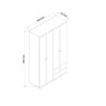 Guarda Roupa 4 Portas Play 1046mm - 5