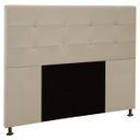 Ver imagem 1 de Cabeceira Cama Box Casal Queen 160cm D10 Safira Corano Bege - Mpozenato